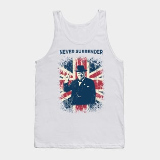 Vintage Distressed Winston Churchill Tank Top